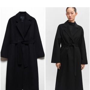 Mango Belted Handmade Coat